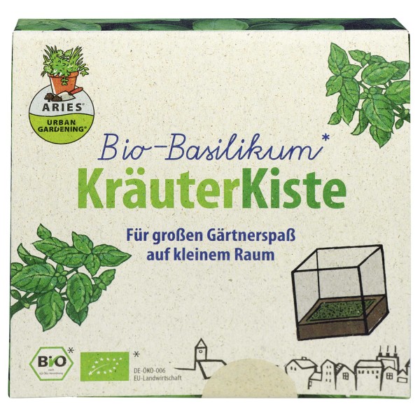 Kräuterkiste Bio-Basilikum