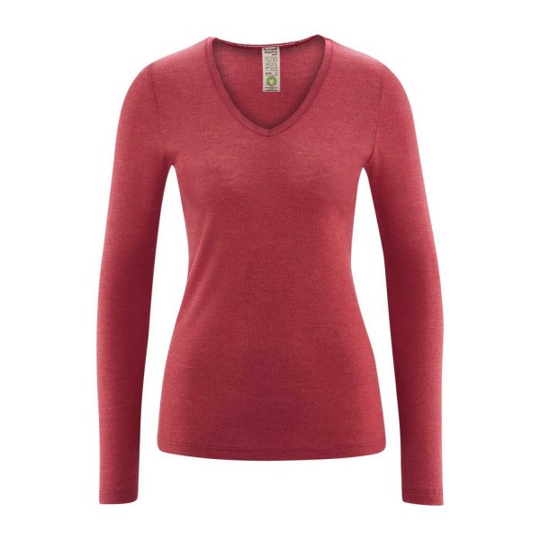 Damen Langarm-Shirt Wolle/Seide Felicia
