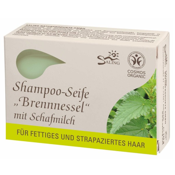 Shampoo-Seife Brennessel mit Schafmilch