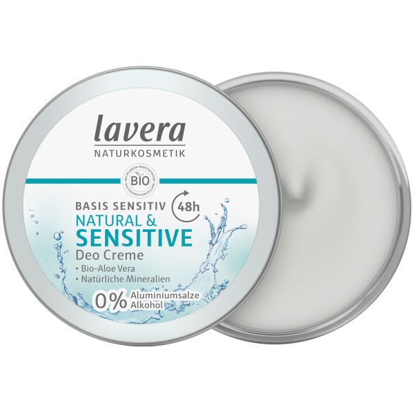basis sensitiv Deo Creme NATURAL & SENSITIVE, 50 ml