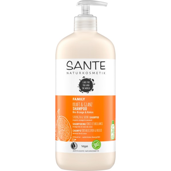 Family Kraft & Glanz Shampoo Bio-Orange & Kokos, 500 ml
