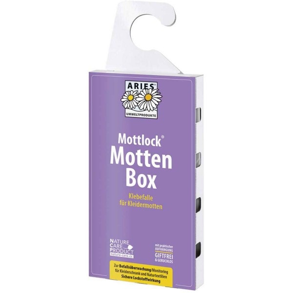 Mottlock® Mottenbox Klebefalle für Kleidermotten