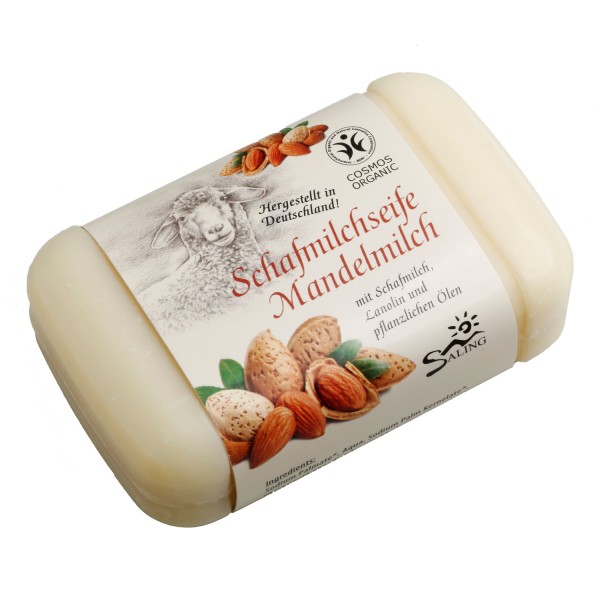 Saling Schafmilchseife Mandelmilch, 100 g